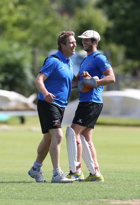 130714 - Usk Cricket Club v Newport Gwent Dragons, Charity T20 Cricket match, Usk -  