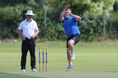 130714 - Usk Cricket Club v Newport Gwent Dragons, Charity T20 Cricket match, Usk -  