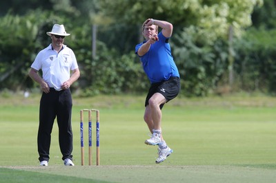 130714 - Usk Cricket Club v Newport Gwent Dragons, Charity T20 Cricket match, Usk -  