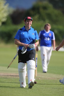 130714 - Usk Cricket Club v Newport Gwent Dragons, Charity T20 Cricket match, Usk -  