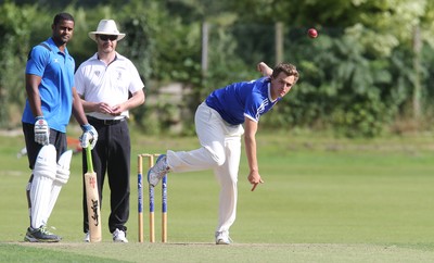 130714 - Usk Cricket Club v Newport Gwent Dragons, Charity T20 Cricket match, Usk -  