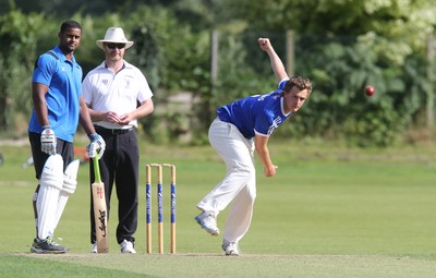 130714 - Usk Cricket Club v Newport Gwent Dragons, Charity T20 Cricket match, Usk -  