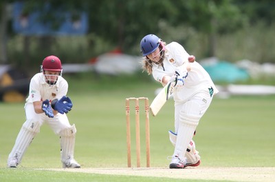 130714 - Usk Cricket Club v Newport Gwent Dragons, Charity T20 Cricket match, Usk - Junior match 