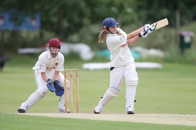 130714 - Usk Cricket Club v Newport Gwent Dragons, Charity T20 Cricket match, Usk - Junior match 