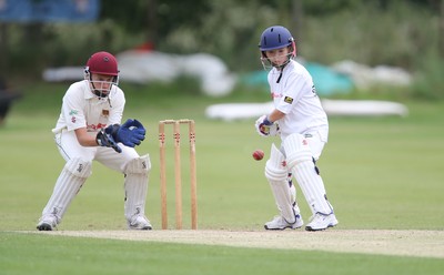 130714 - Usk Cricket Club v Newport Gwent Dragons, Charity T20 Cricket match, Usk - Junior match 