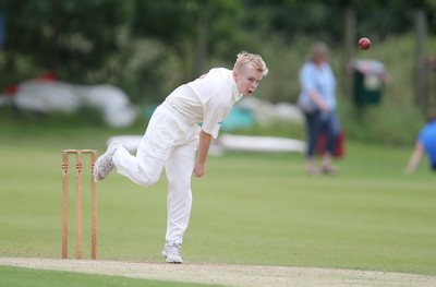 130714 - Usk Cricket Club v Newport Gwent Dragons, Charity T20 Cricket match, Usk - Junior match 