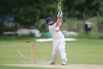 130714 - Usk Cricket Club v Newport Gwent Dragons, Charity T20 Cricket match, Usk - Junior match 