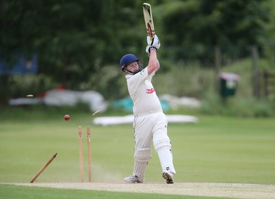 130714 - Usk Cricket Club v Newport Gwent Dragons, Charity T20 Cricket match, Usk - Junior match 