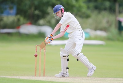 130714 - Usk Cricket Club v Newport Gwent Dragons, Charity T20 Cricket match, Usk - Junior match 