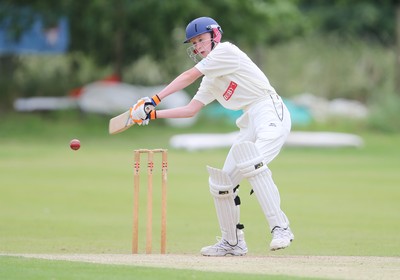 130714 - Usk Cricket Club v Newport Gwent Dragons, Charity T20 Cricket match, Usk - Junior match 