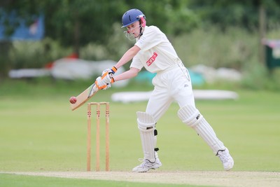 130714 - Usk Cricket Club v Newport Gwent Dragons, Charity T20 Cricket match, Usk - Junior match 