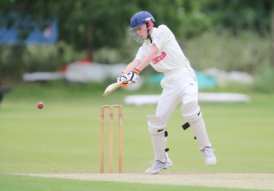 130714 - Usk Cricket Club v Newport Gwent Dragons, Charity T20 Cricket match, Usk - Junior match 