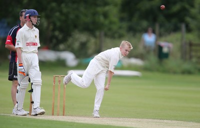 130714 - Usk Cricket Club v Newport Gwent Dragons, Charity T20 Cricket match, Usk - Junior match 