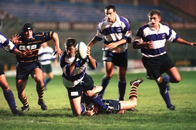 170398 - UWIC v Toulouse - The Times Student Rugby European Championships -  David Darricarrere of Toulouse scores a try