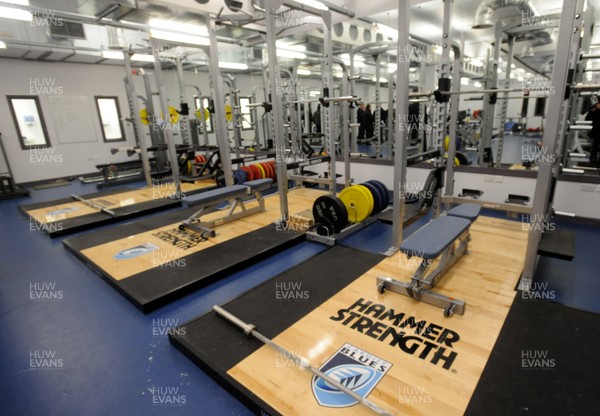 15.12.08 - Cardiff Blues and Cardiff City FC Training Centre Launch - The Cardiff Blues gym at the Vale Pavilion, the new training complex for Cardiff Blues and Cardiff City FC. 