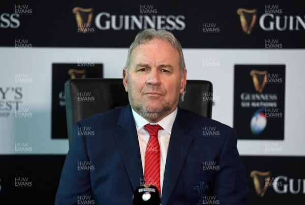 270121 - Virtual Guinness Six Nations Launch - Wales head coach Wayne Pivac talks media during the virtual Guinness Six Nations Launch from the Wales team hotel near Cardiff