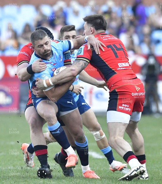 100525 - Vodacom Bulls v Cardiff Rugby - United Rugby Championship - Willie le Roux of the Bulls with the ball