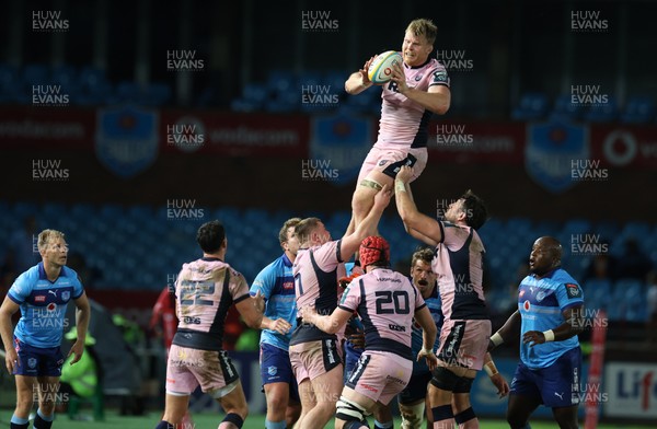 200326 - Vodacom Bulls v Cardiff Rugby - United Rugby Championship - Josh McNally of Cardiff