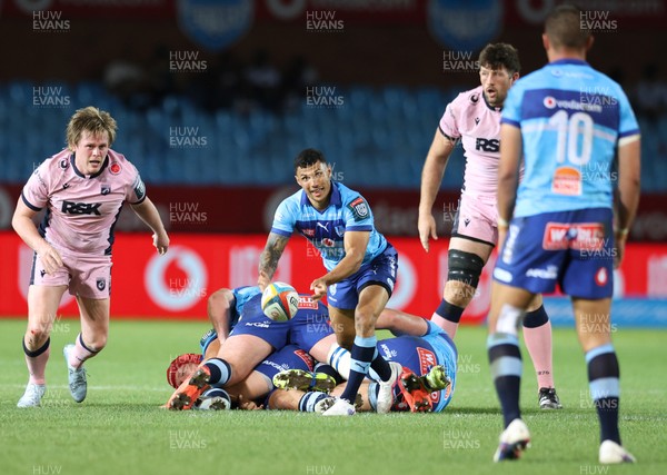 200326 - Vodacom Bulls v Cardiff Rugby - United Rugby Championship - Embrose Papier of Vodacom Bulls in action