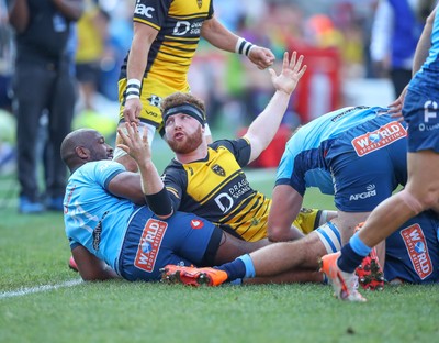 170525 - Vodacom Bulls v Dragons RFC - United Rugby Championship - Aaron Wainwright of Dragons 