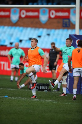 270424 - Vodacom Bulls v Ospreys - United Rugby Championship - Ospreys warm up