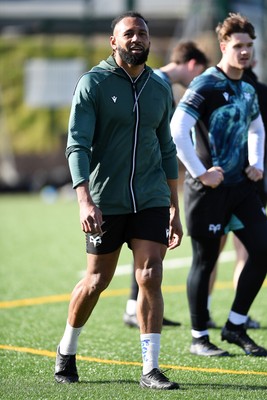 270225 - New Ospreys Signing Waisea Nayacalevu during training 