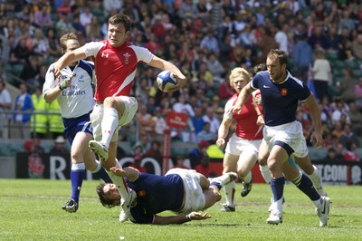 22.05.11 Wales v France, Twickenham Sevens ... Adam Thomas during the game. 