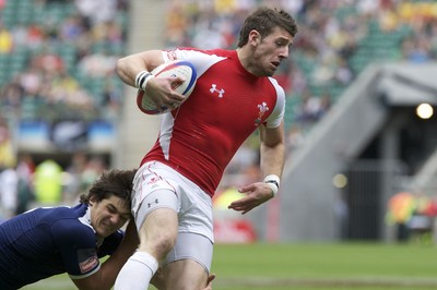 22.05.11 Wales v France, Twickenham Sevens ... Alex Cuthbert during the game. 