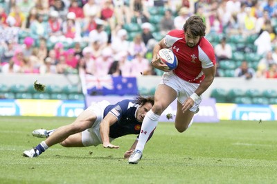22.05.11 Wales v France, Twickenham Sevens ... Gareth Owen during the game. 