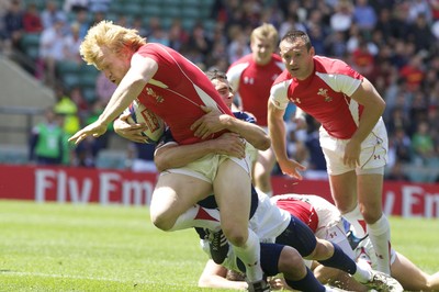 22.05.11 Wales v France, Twickenham Sevens ... Richie Pugh during the game. 