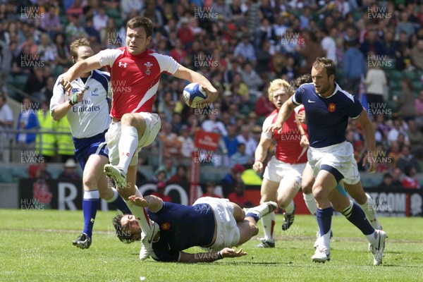 22.05.11 Wales v France, Twickenham Sevens ... Adam Thomas during the game. 