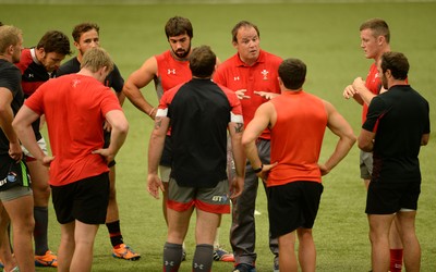 040714 - Wales Sevens Commonwealth Games Squad Announcement -Gareth Williams during training