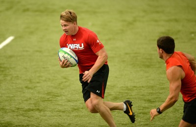 040714 - Wales Sevens Commonwealth Games Squad Announcement -James Davies during training