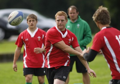 07.09.10 Wales 7's Commonwealth Training Squad -  Lloyd Phillips in action during squad training at RAF Halten. 