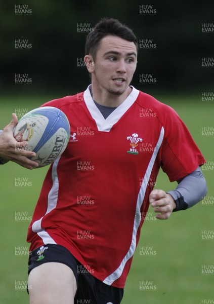 07.09.10 Wales 7's Commonwealth Training Squad -  Kristian Phillips in action during squad training at RAF Halten. 