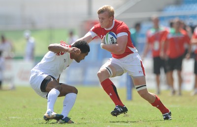11.10.10 - Wales v Tonga - Commonwealth Games Sevens Delhi 2010 -  Jevon Groves of Wales. 