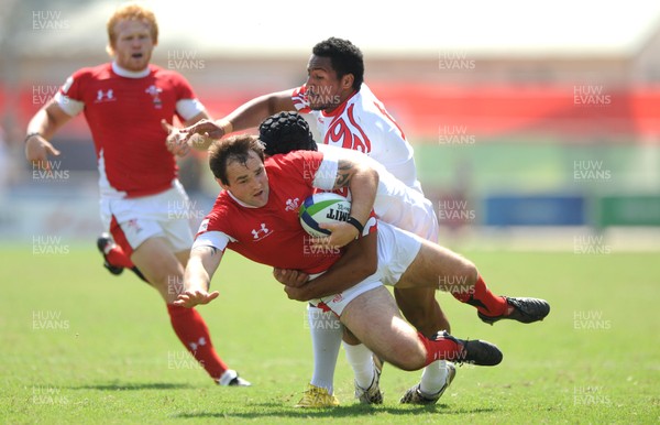 11.10.10 - Wales v Tonga - Commonwealth Games Sevens Delhi 2010 -  Rhys Shellard of Wales. 