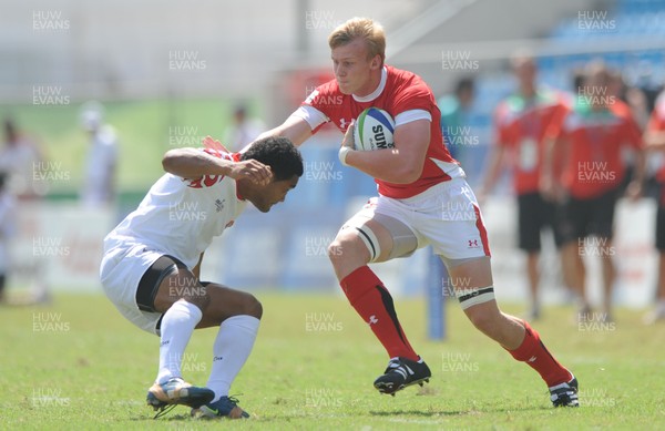 11.10.10 - Wales v Tonga - Commonwealth Games Sevens Delhi 2010 -  Jevon Groves of Wales. 
