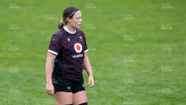 171023 - Wales Women and France Women combined training session - Alisha Butchers during a combined training session against France Women ahead of their first matches in WXV1
