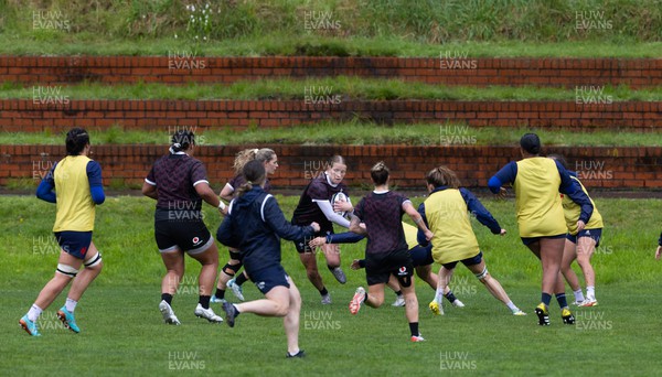 171023 - Wales Women and France Women combined training session - Carys Cox during a combined training session against France Women ahead of their first matches in WXV1