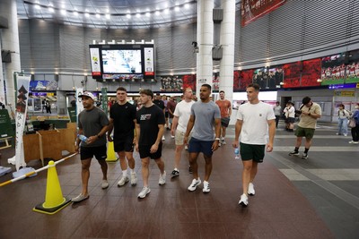 260625 - Wales Rugby arrive in Kitakyushu - 
