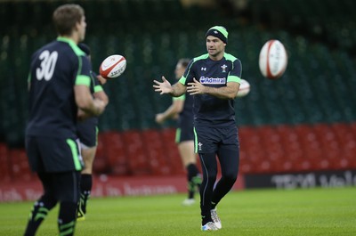 071114 - Wales Captains Run, Cardiff -Wales' Mike Phillips during the Captains Run at the Millennium Stadium ahead of the game against Australia