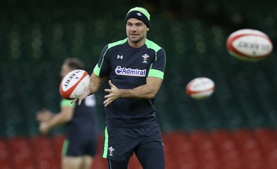 071114 - Wales Captains Run, Cardiff -Wales' Mike Phillips during the Captains Run at the Millennium Stadium ahead of the game against Australia