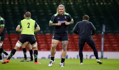 071114 - Wales Captains Run, Cardiff -Wales' Richard Hibbard during the Captains Run at the Millennium Stadium ahead of the game against Australia