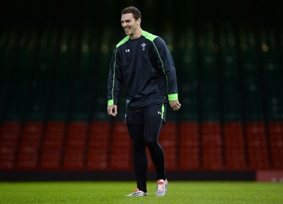 071114 - Wales Captains Run - George North during training