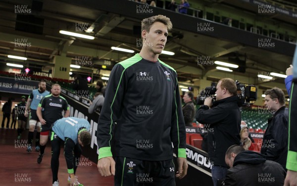 130315 - Wales Captains Run - Liam Williams during training