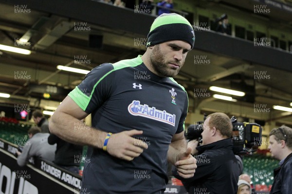 130315 - Wales Captains Run - Jamie Roberts during training