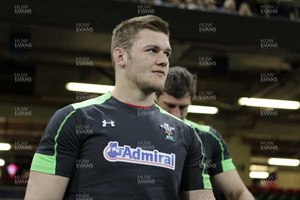 130315 - Wales Captains Run - Dan Lydiate during training