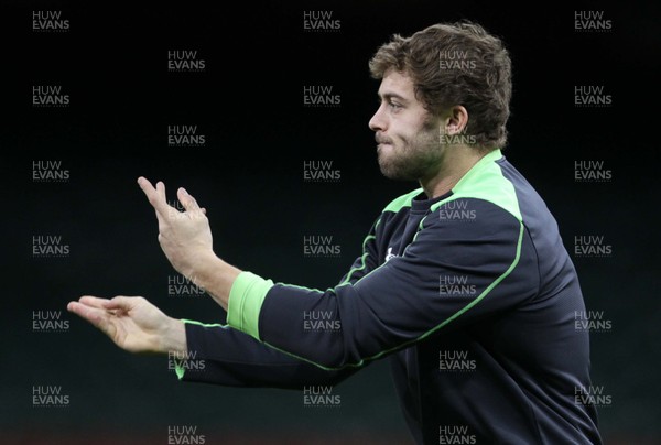 130315 - Wales Captains Run - Leigh Halfpenny during training