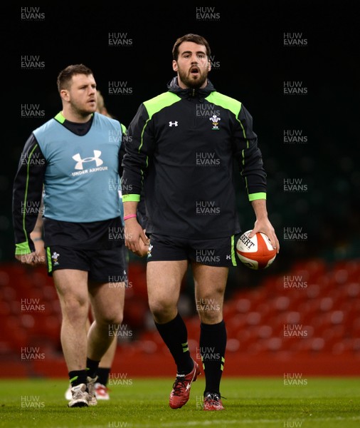 130315 - Wales Rugby Training -Scott Baldwin during training